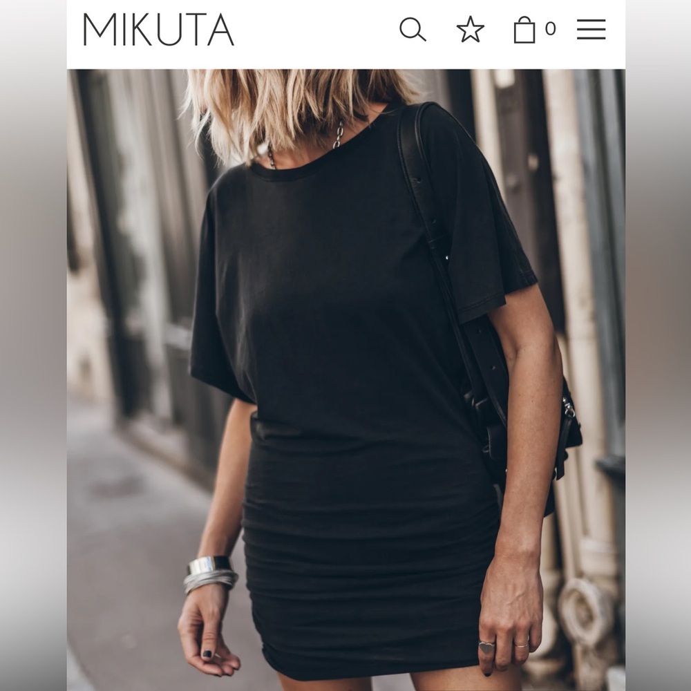 Mikuta Draped Mini Dress